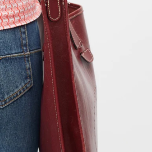 *SOLD* Hermès 1999 Burgundy Epsom Leather Evelyne 29 PM Bag - Picture 6 of 13